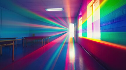 Poster - Colorful Classroom Enhancing Creative Learning Experiences
