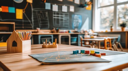 Poster - Creative Classroom Decor with Visual Learning Elements