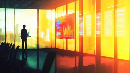 Aufkleber - Innovative Collaboration in a Holographic Meeting Room