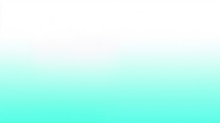 Poster - smooth gradient transition from white to turquoise creates calming effect