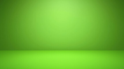 Poster - Bright green gradient background with smooth texture and depth