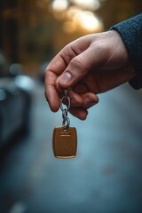 Poster - A person grasping a key in their hand
