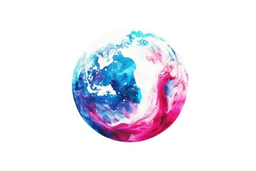 Poster - Picture of the colorful earth from space