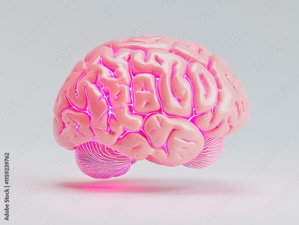 Stunning 3D Visualization of a Brain Structured with Neural Networks ...