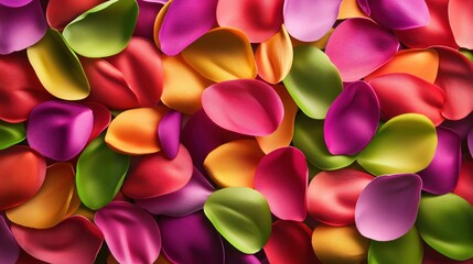 Poster - Colorful Petals Background Creating Vibrant Floral Texture for Nature Lovers