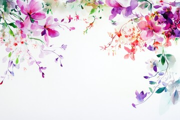 Poster - A colorful bouquet of flowers on a wall, perfect for decorating or as a focal point