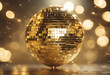 © ArtisticLens - Shiny gold disco ball