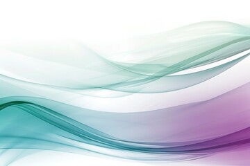 Poster - Colorful wave with a purple and green background