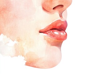 Poster - Woman creates art with watercolors, perfect for illustration or design inspiration