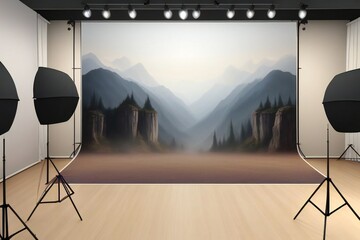 Wall Mural - Studio Setup