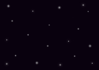 Wall Mural - galaxy in a free space.