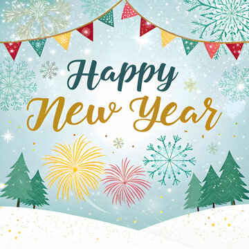happy new year background image