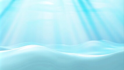 Poster - Sky blue white textured line gradient background smooth light blur, wide background. Smooth horizontal background texture with light blue, baby blue and cornflower blue colors and space for text