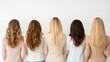 © inspiretta - Five women with different hair colors are standing next to each other