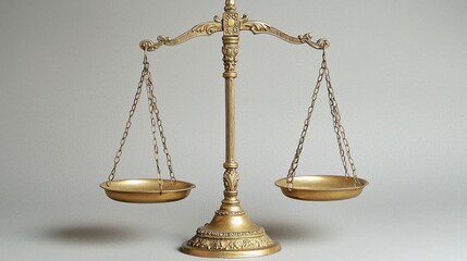 Golden Justice Scales: A Timeless Symbol of Law and Balance