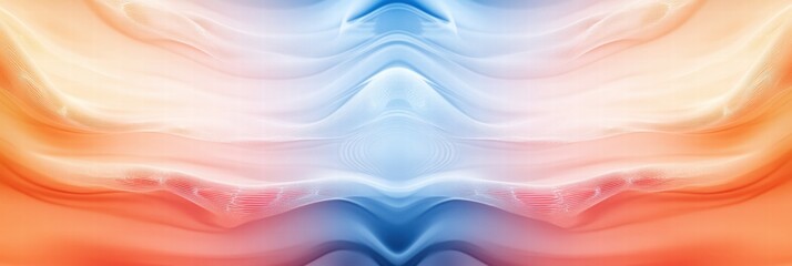 Poster - Explore vibrant abstract fractal patterns with ample space for text and creative expression. Generative AI
