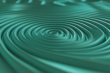 Poster - A hypnotic spiral of soft gradients, transitioning from green to blue