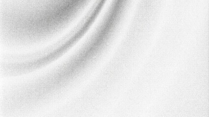 Fototapete - White gray grainy background, black white grayscale abstract noise texture shape, wide banner header cover wallpaper design. Black white gradient abstract texture minimalist noise background design