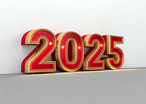 Chinese new year 2025 abstract Happy New Year poster,