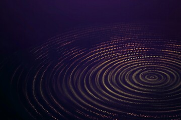Poster - Circular gradients of deep purple and gold fading into one another