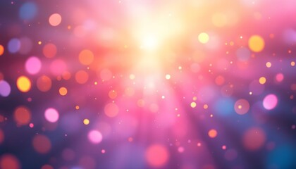 Poster - Abstract blurred beautiful glowing pastel pink and yellow gradient background. Minimalist banner background, pastel colorful, pink and yellow gradations. Defocused lights background