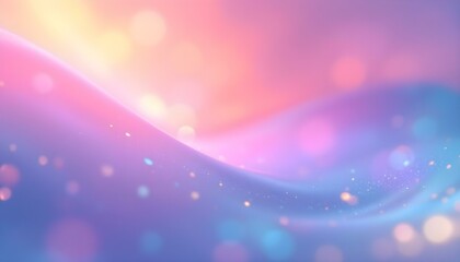 Poster - Abstract blurred beautiful glowing pastel pink and yellow gradient background. Minimalist banner background, pastel colorful, pink and yellow gradations. Defocused lights background