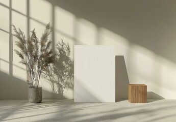 Poster - A mock-up of a white A4 sheet, illustrated in 3D.