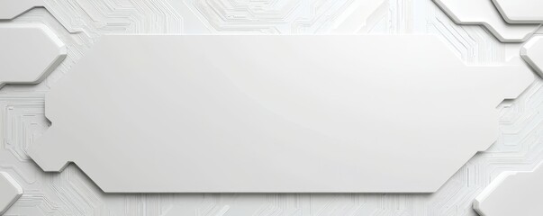 Poster - A grey and white abstract technology background representing high-tech digital connection, communication, and advanced technology, set against a science background.