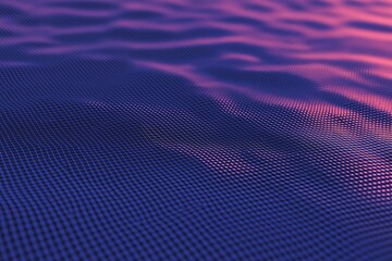 Poster - Pixelated shapes gradually blending into smooth gradients