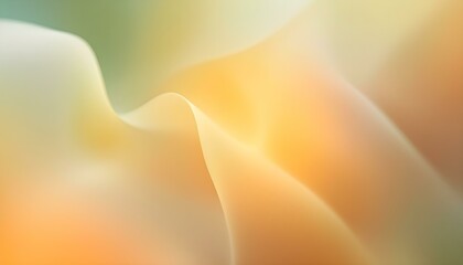 Poster - An abstract background with wavy green and green waves on a yellow background. Abstract wavy background in green, yellow, and white. Fluid abstract design on a green gradient background