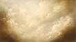 © afrah - Soft and serene Mocha mousse color 2025 cloudscape with diffused light, rolling forms and a dreamy atmosphere blending light and texture