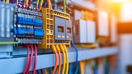 Poster - Close-Up of Wiring in Next-Gen Data Center