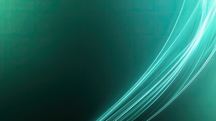 Fototapete - Abstract Teal Light Streaks Background Design