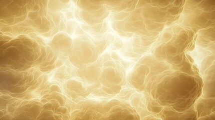 Poster - Golden Energy Abstract Light Flowing Texture