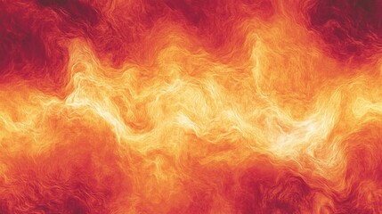 Poster - Abstract fiery orange and red swirling texture