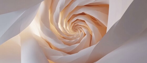 Wall Mural - Abstract swirling pattern in soft pastel tones. AI.