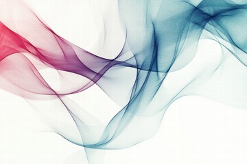Poster - Elegant abstract fractal patterns with flowing colors and ample copy space for text placement. Generative AI
