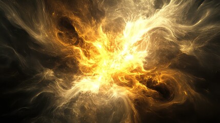 Poster - Abstract Innovation with Glowing Effects in Futuristic Style
