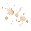 © BOTAHRY DEX - Coffee stains isolated on a transparent background. Royalty high-quality free stock PNG image of Coffee and Tea Stains Left by Cup Bottoms. Round coffee stain isolated, cafe stain fleck drink beverage