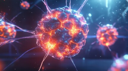 Poster - Futuristic Healthcare Data Visualization Concept