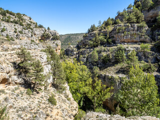 Canvas Print - Hondo gorge near Tramacastilla, Teruel, Spain