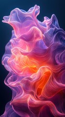 Poster - Dynamic fluid overlay abstract design high-resolution digital art colorful background modern aesthetic