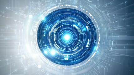 Poster - High Tech Systems with Glowing Effects and Natural Light