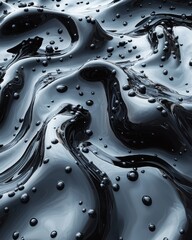 Poster - Dynamic fluid overlay textures abstract art high-resolution imagery modern aesthetic close-up view organic forms