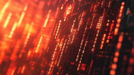 Leinwandbilder - Vibrant High-Tech Analytics Background with Soft Light