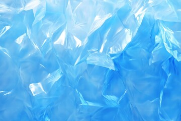Poster - Beautiful ice textures featuring blue and transparent shades create an abstract visual aesthetic