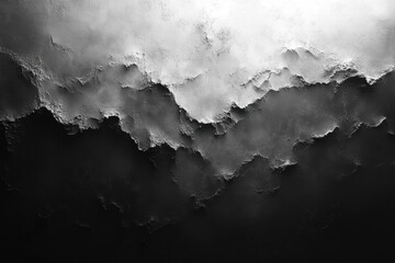 Poster - monochrome gradient texture showcasing depth and contrast in black and white