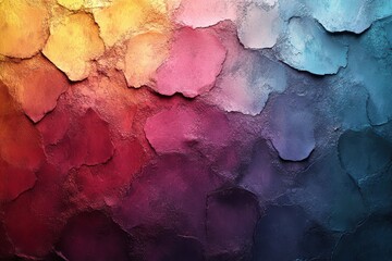 Poster - Colorful abstract texture featuring a blend of soft gradients and shapes