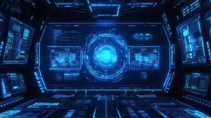 Poster - Futuristic Learning Interface with High Resolution Quality