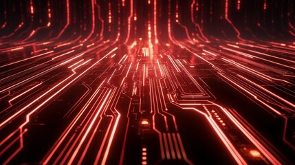 Poster - High-Resolution Abstract Technology Background
